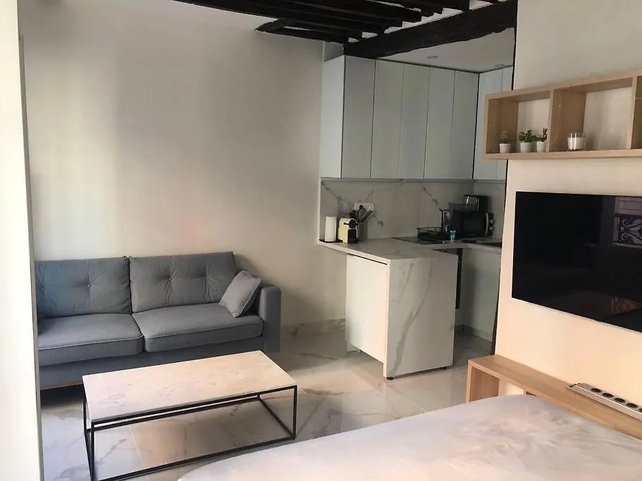 Apartament Studio Place Des Vosges Paryż